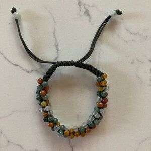 Gemstone Adjustable Cord/Rope Bracelet